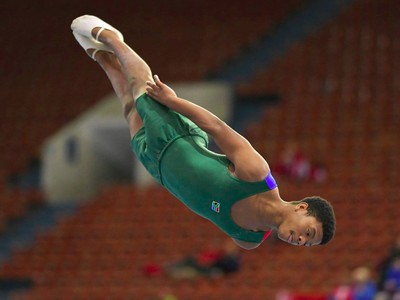 Onke at the Senior World Champs